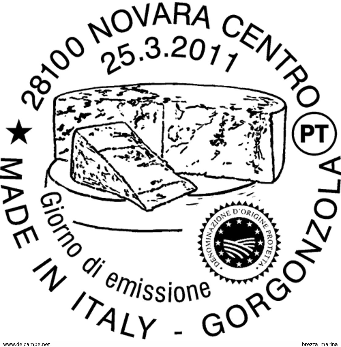 Nuovo - MNH - ITALIA - 2011 - Made In Italy - Formaggi - Gorgonzola - 0.60 - Cod A Barre 1385 - Bar Codes