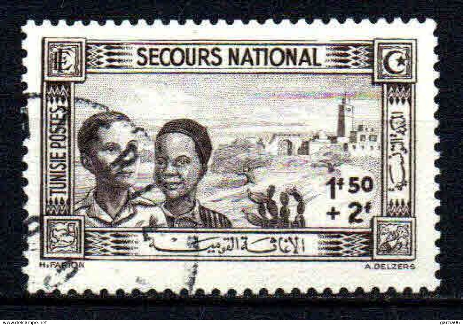 Tunisie  - 1944 - Secours National - N° 246  - Oblit - Used - Oblitérés