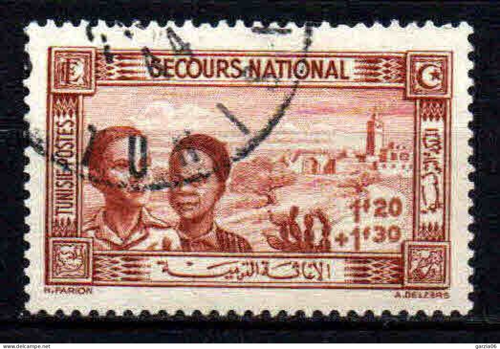 Tunisie  - 1944 - Secours National - N° 245  - Oblit - Used - Oblitérés