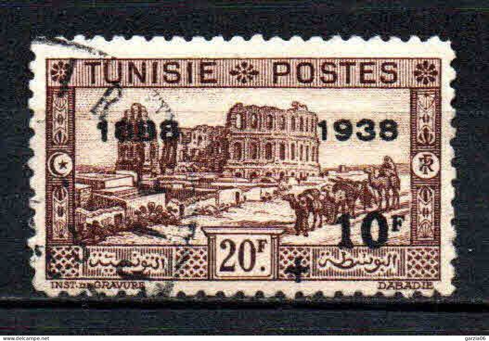 Tunisie  - 1938 - Type Antérieurs Surch  - N° 204  - Oblit - Used - Used Stamps