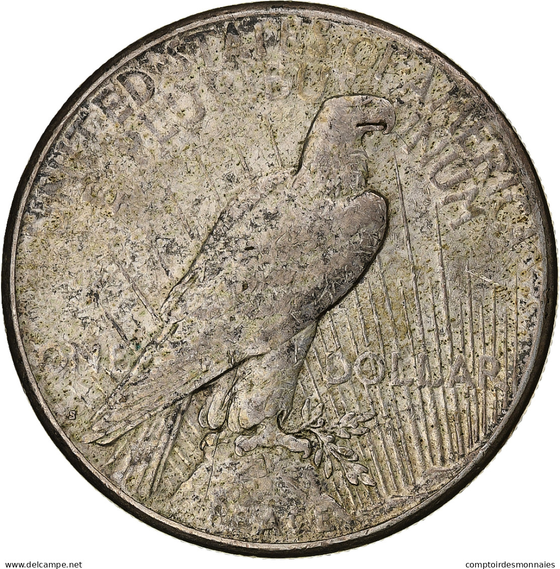 États-Unis, Dollar, Peace Dollar, 1922, San Francisco, Argent, TTB+, KM:150 - 1921-1935: Peace