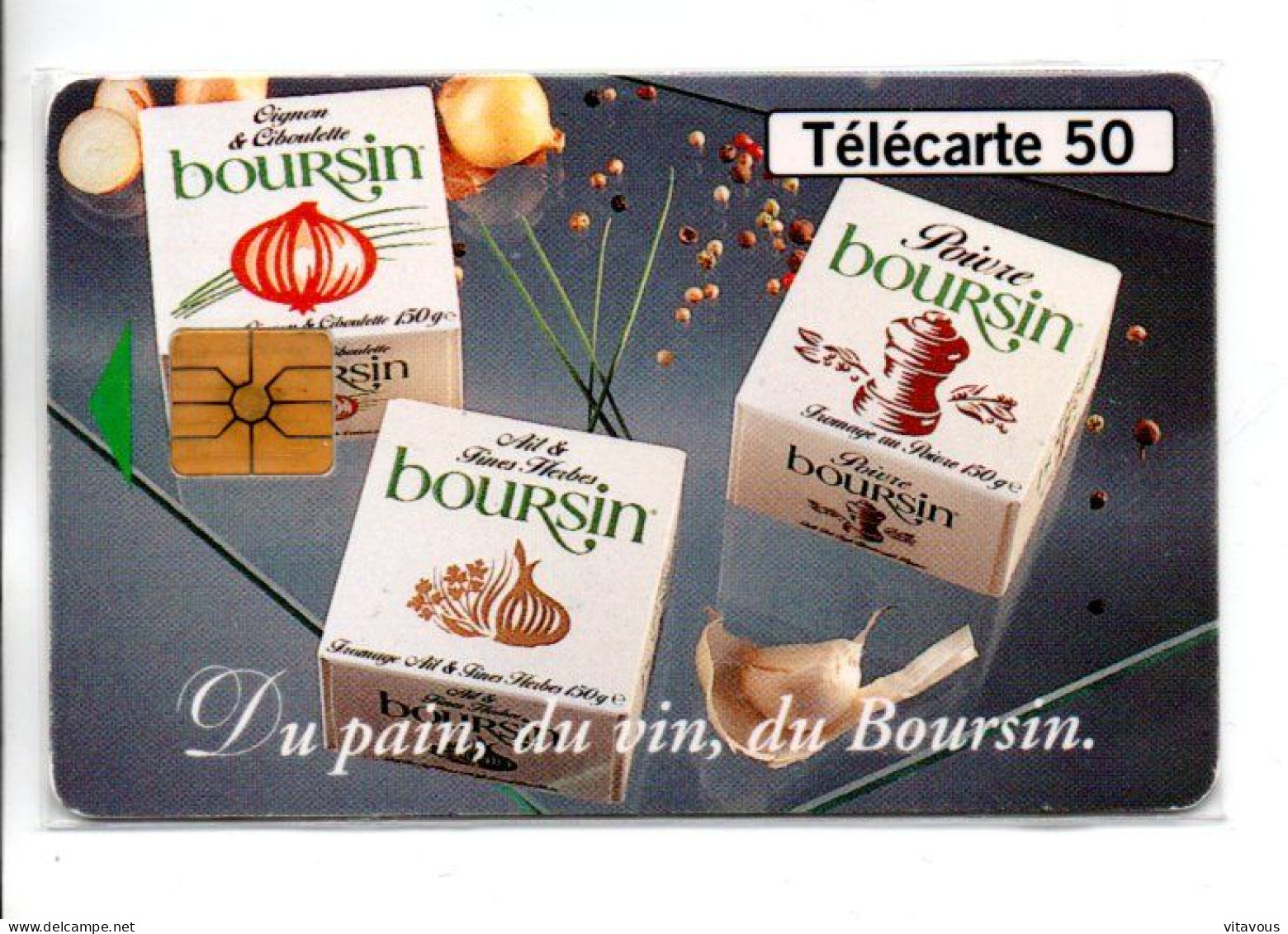 EN 1047 Boursin  Fromage Télécarte FRANCE 50 Unités Phonecard  (D 1016) - 50 Unità  