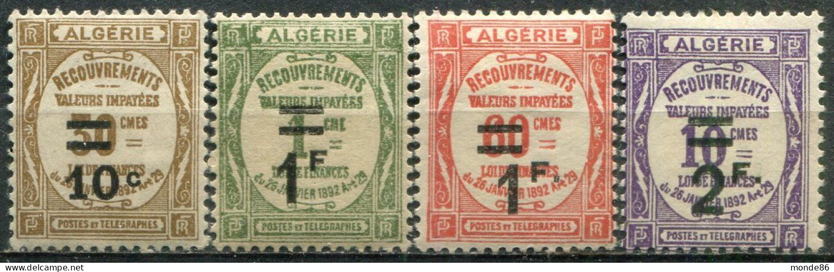 ALGERIE - Y&T Taxe N° 21-24 * - Portomarken