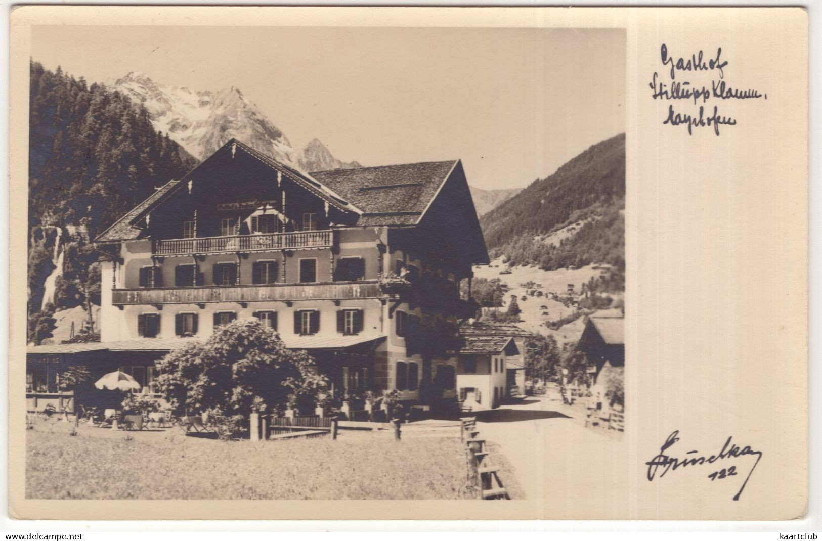 Gasthof Stillüpp-Klamm, Mayrhofen - (Österreich/Austria) - 1956 - Schwaz