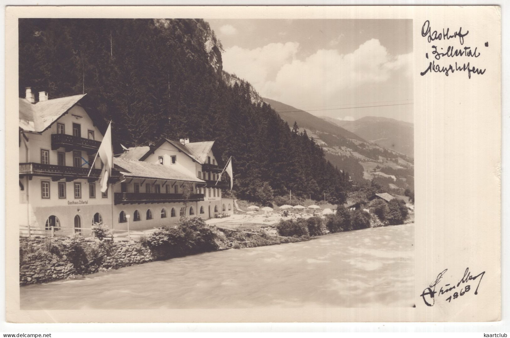 Gasthof 'Zillertal', Mayrhofen - (Österreich/Austria) - 1962 - Schwaz