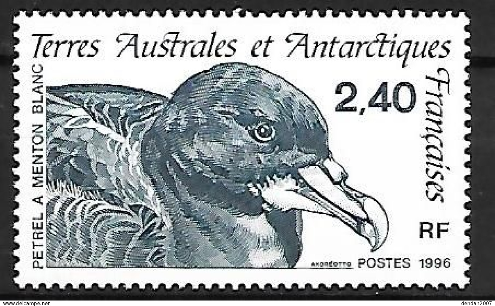 TAAF (French Antarctic Territory) : MNH ** 1996 : White-chinned Petrel   - Procellaria Aequinoctialis - Albatros