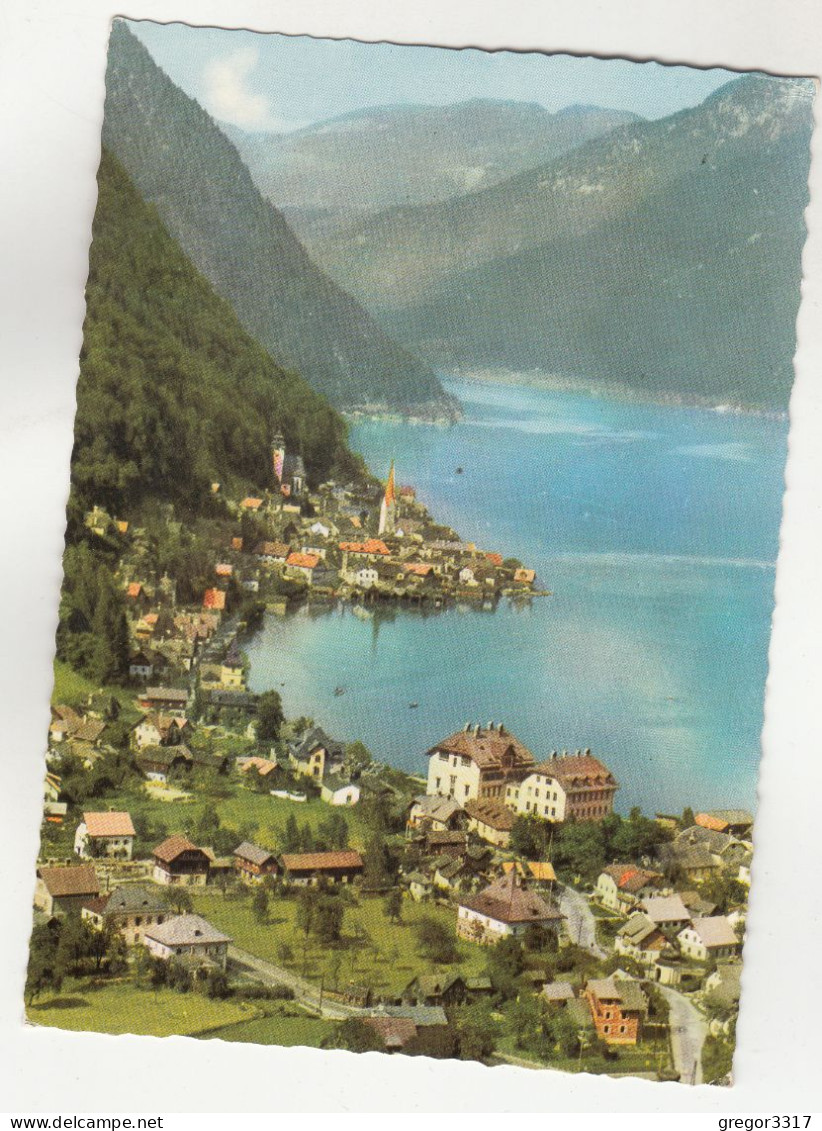 E4195) Salzkammergut - HALLSTATT - Uralte Salzbergwerks Siedlung - Häuser 1962 - Hallstatt