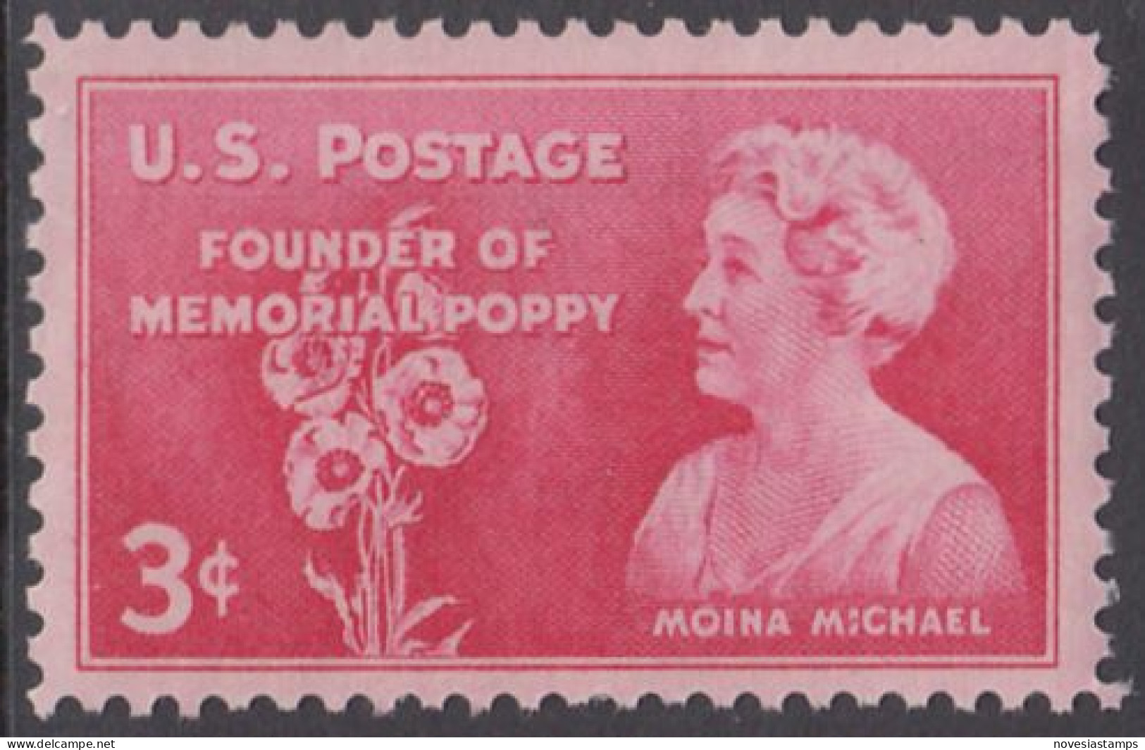 !a! USA Sc# 0977 MNH SINGLE (a2) - Moina Michael - Neufs