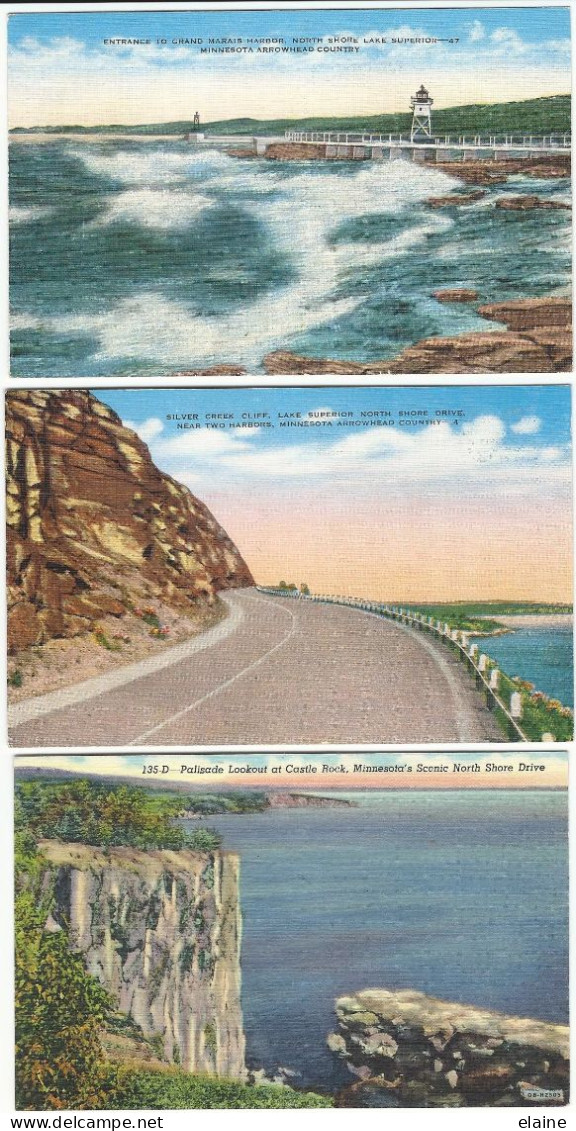 (3) Entrance To Grand Marais Harbour And North Shore Drive - Andere & Zonder Classificatie