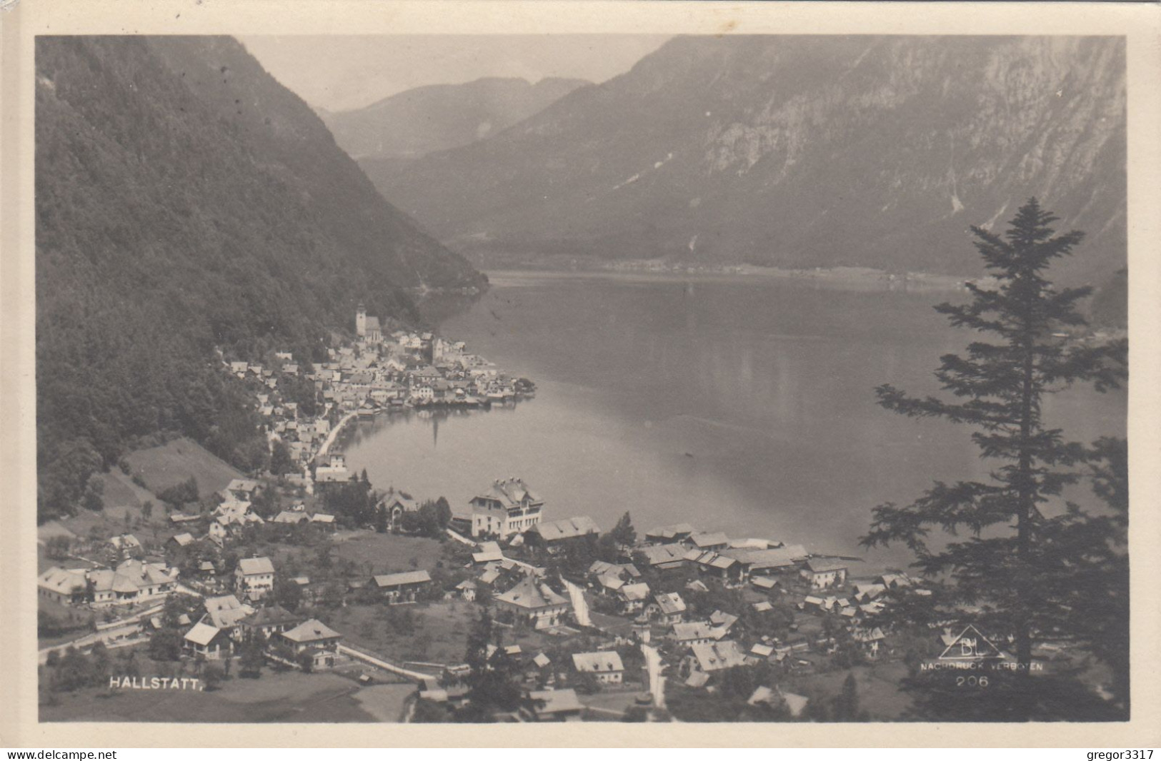 E4204) HALLSTATT - Häuser Details Vorne 1926 - Hallstatt