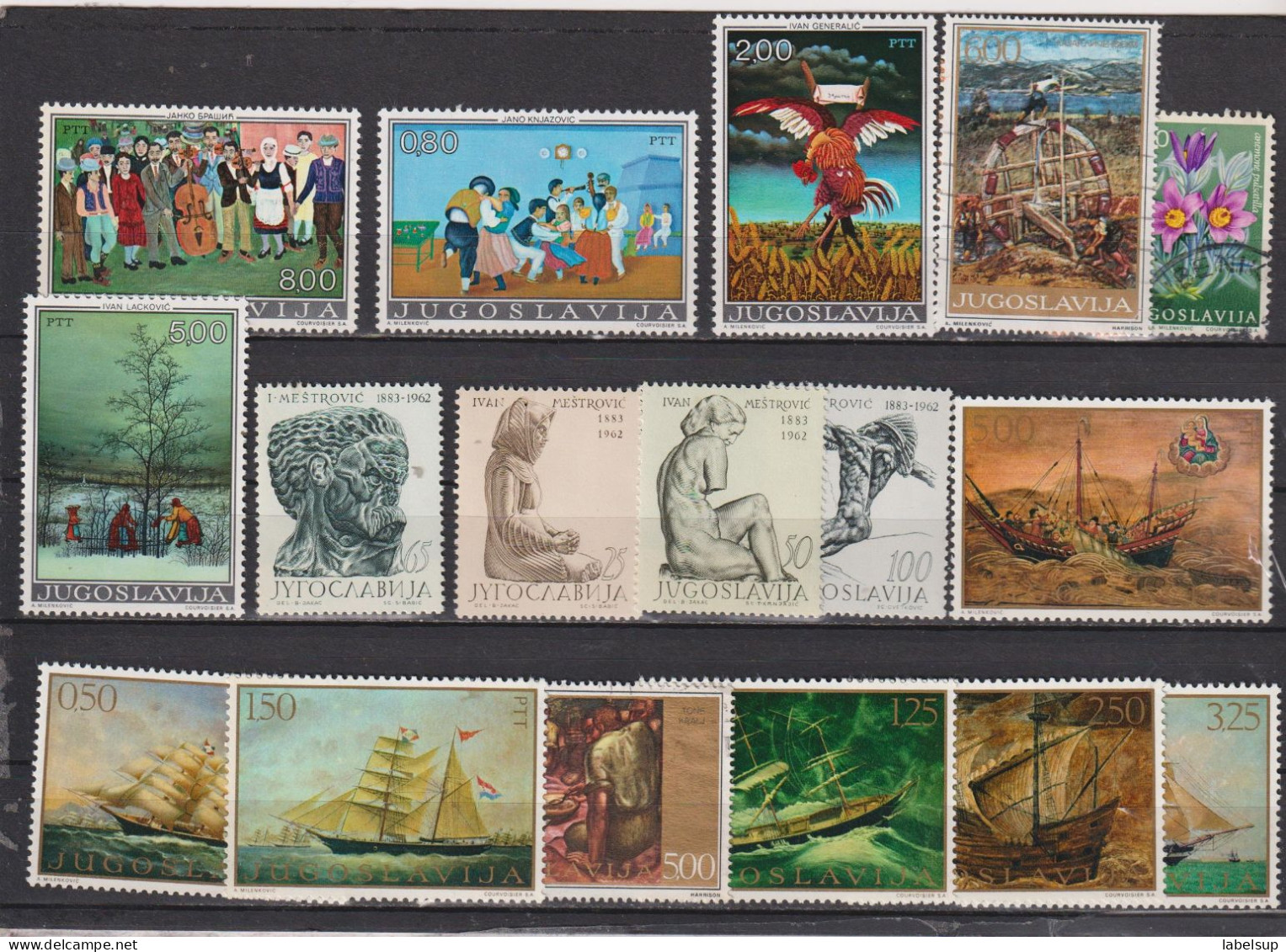 Timbres Neufs Et Oblitérés De Yougoslavie D'années Diverses - Collections, Lots & Séries