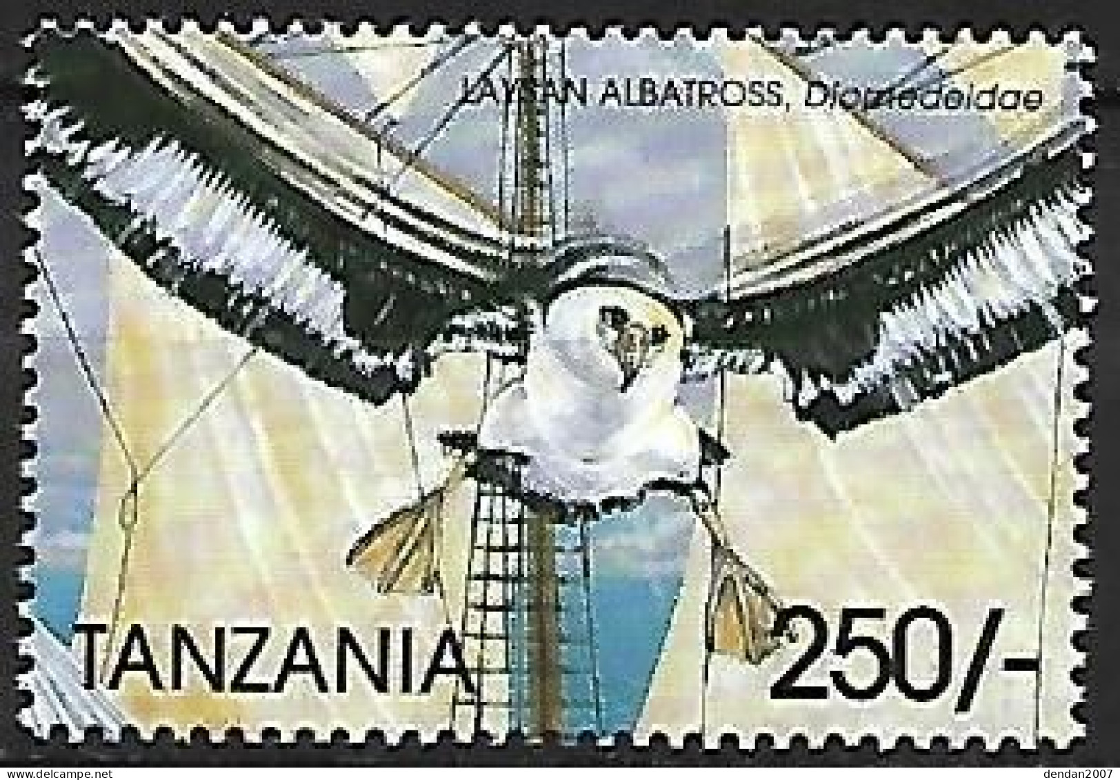 Tanzania - MNH ** 1999 :     Laysan Albatross  -  Phoebastria Immutabilis - Albatro & Uccelli Marini