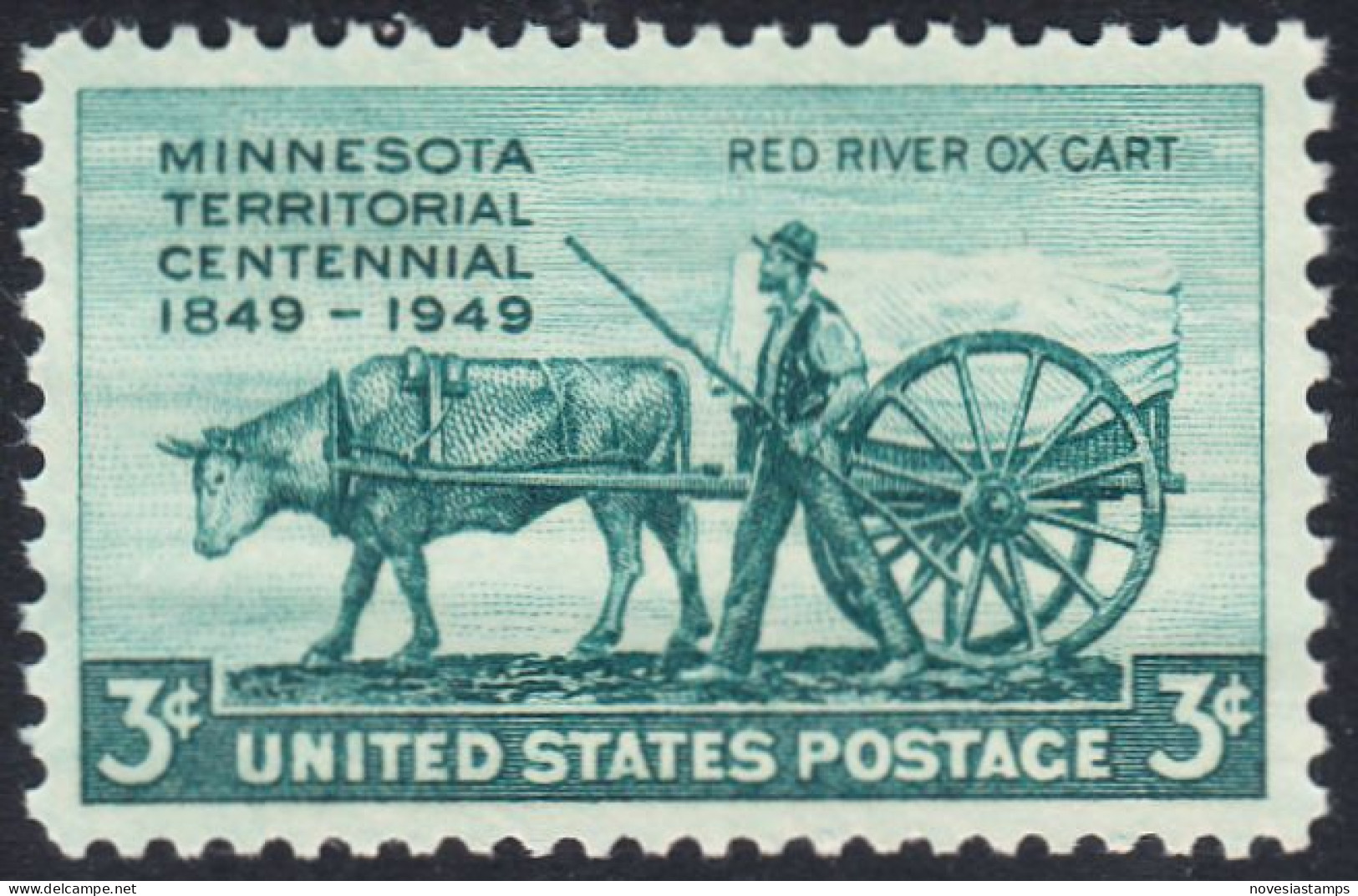 !a! USA Sc# 0981 MNH SINGLE (a2) - Minnesota Territory - Nuevos