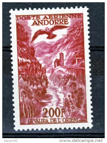 Andorre Française PA 3 1/4 De Cote Neuf ** TB MNH Sin Charnela Cote 37 - Airmail