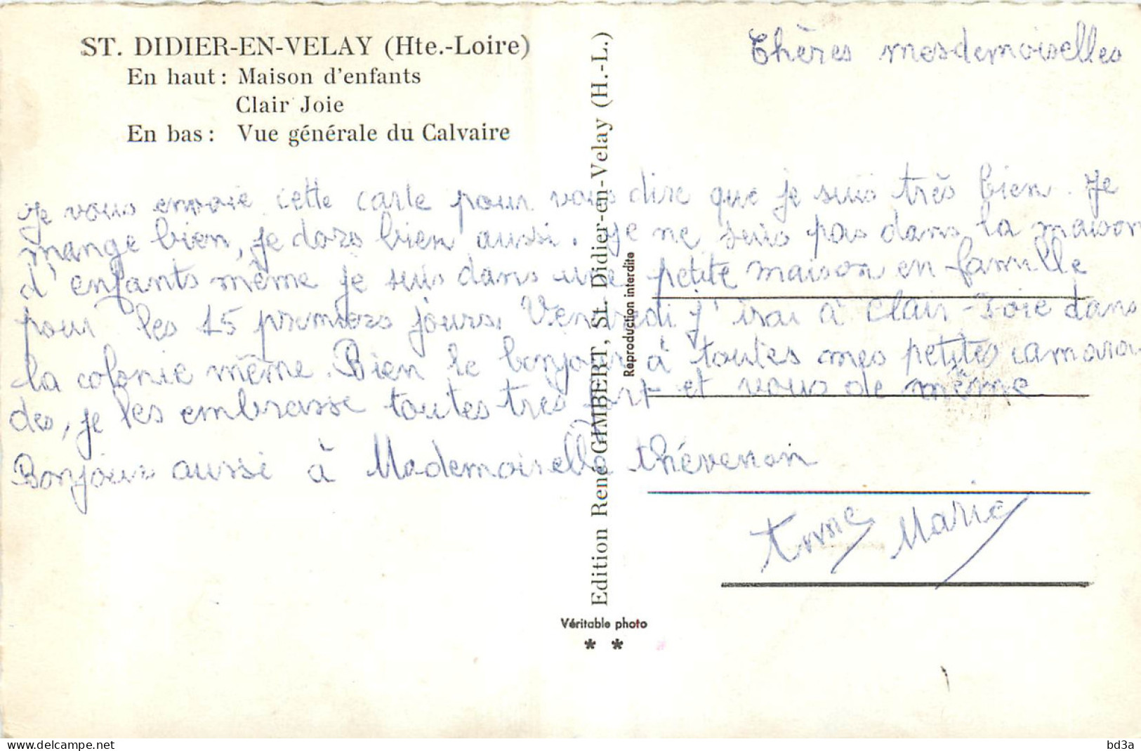 43 - SAINT DIDIER EN VELAY - Saint Didier En Velay