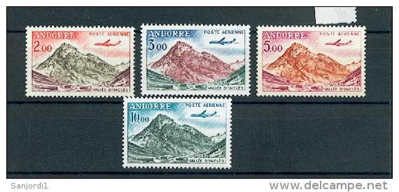 Andorre Française PA 5 8 1/4 De Cote Neuf ** TB MNH Sin Charnela Cote 12 - Poste Aérienne