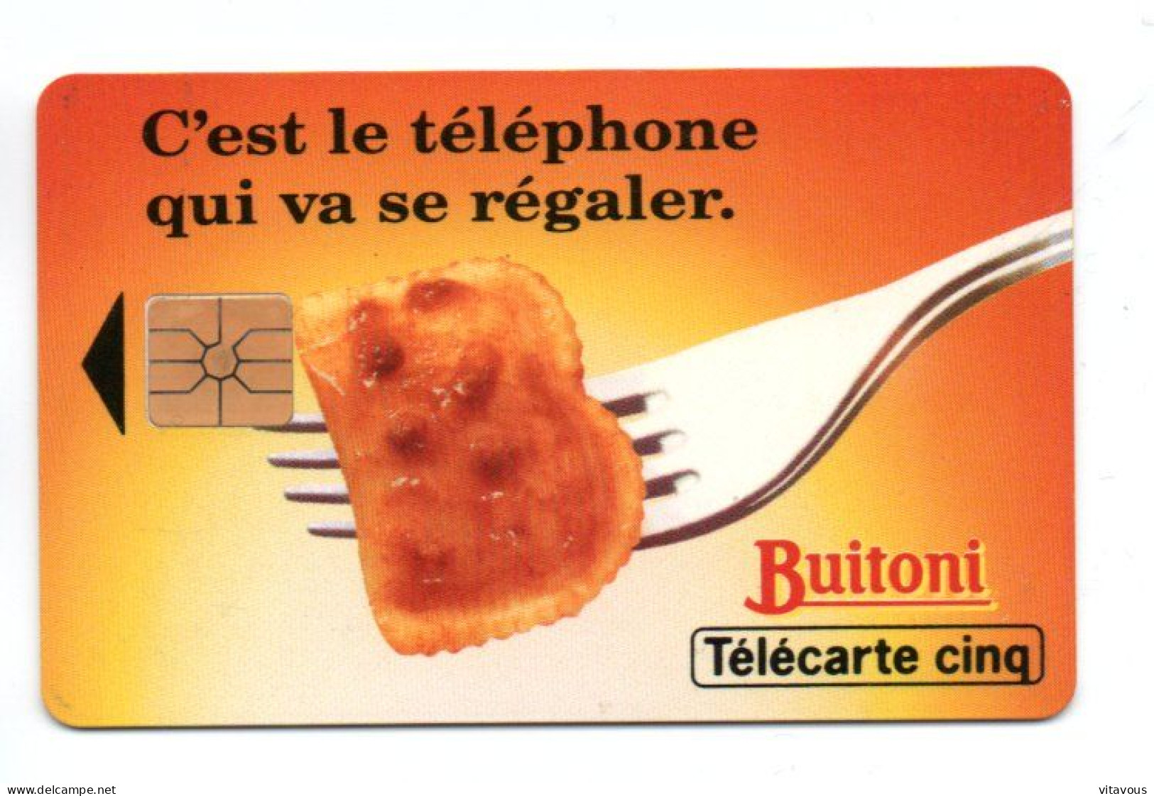 GN 130 -  Buitoni Télécarte FRANCE 5 Unités  Phonecard  (D 1022) - 5 Eenheden