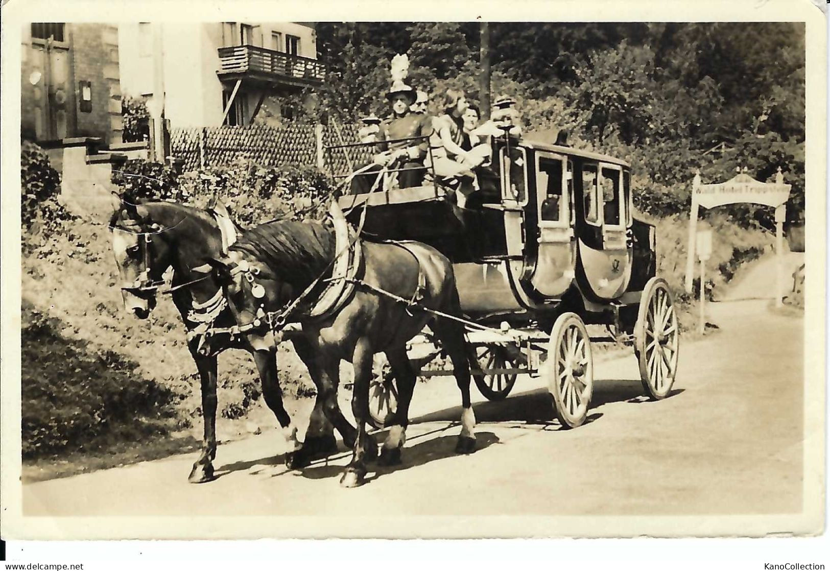 Mit Der Postkutsche Durch Das Schwarzatal, Thüringen, Deutschland, Gelaufen - Taxis & Droschken