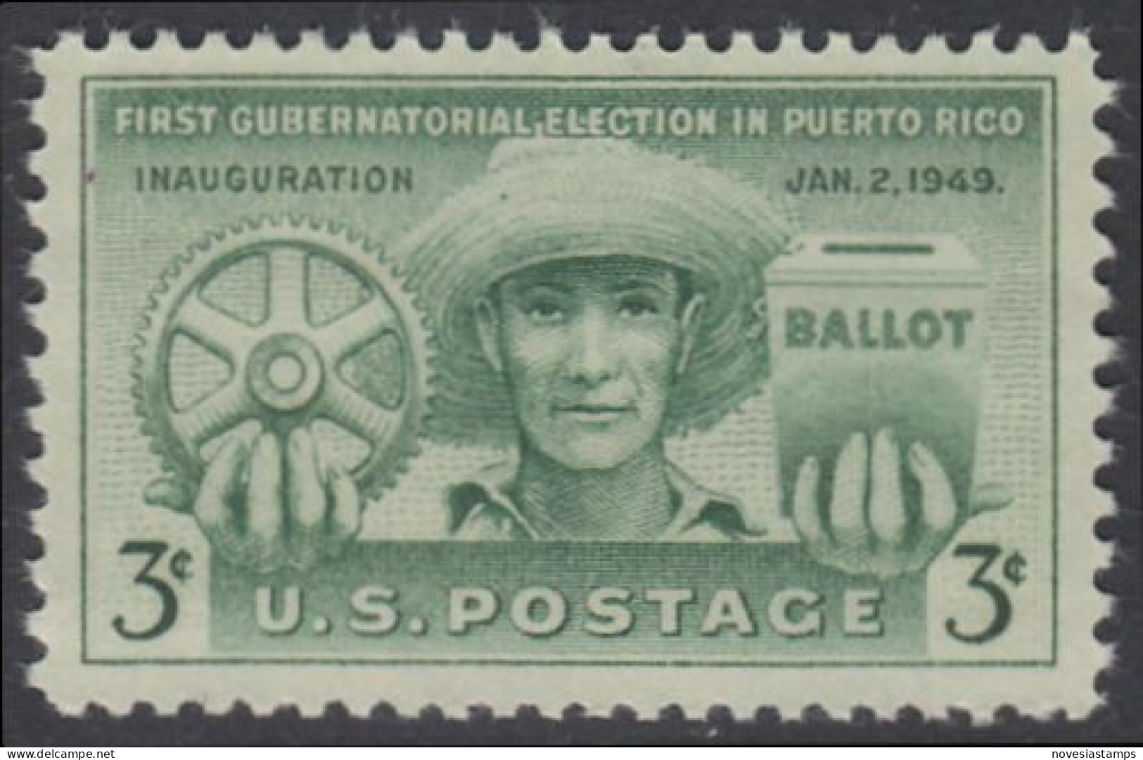 !a! USA Sc# 0983 MNH SINGLE (a3) -Puerto Rico Election Issue - Ungebraucht