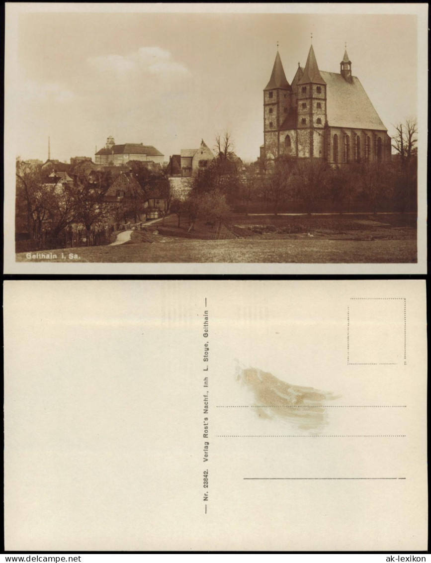 Ansichtskarte Geithain Stadtpartie 1928 - Geithain