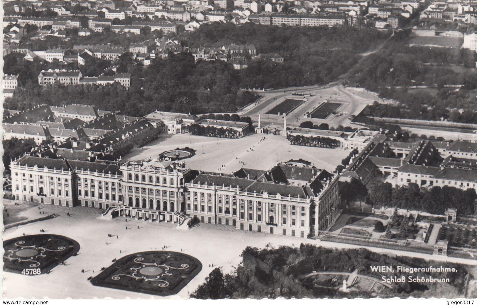 E4242) WIEN - FLIEGERAUFNAHME Schloss SCHÖNBRUNN U. Umgebung TOP !! - Schloss Schönbrunn