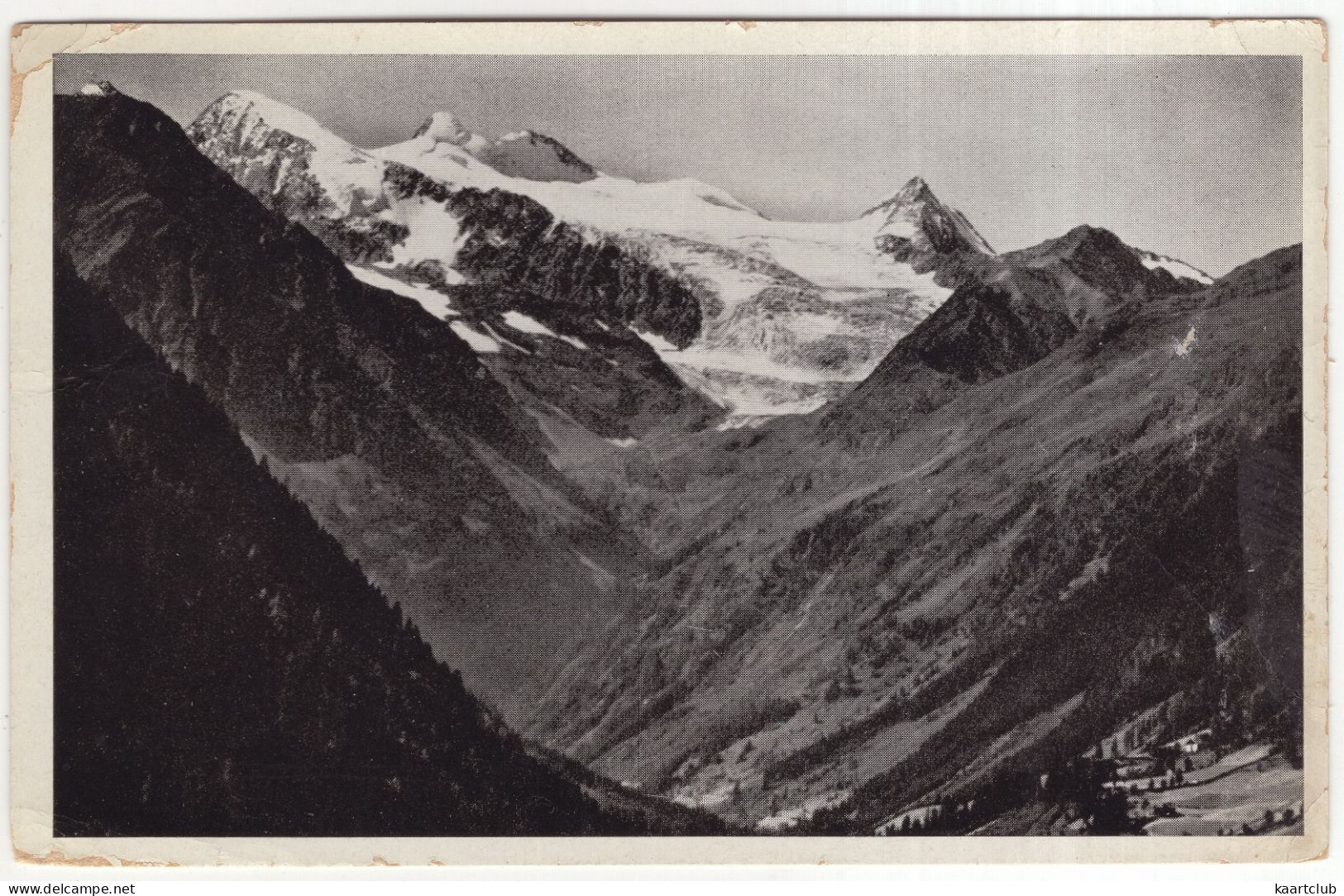 Stubaital : Gletscherblick  - (Österreich/Austria) - 1953 - Neustift Im Stubaital