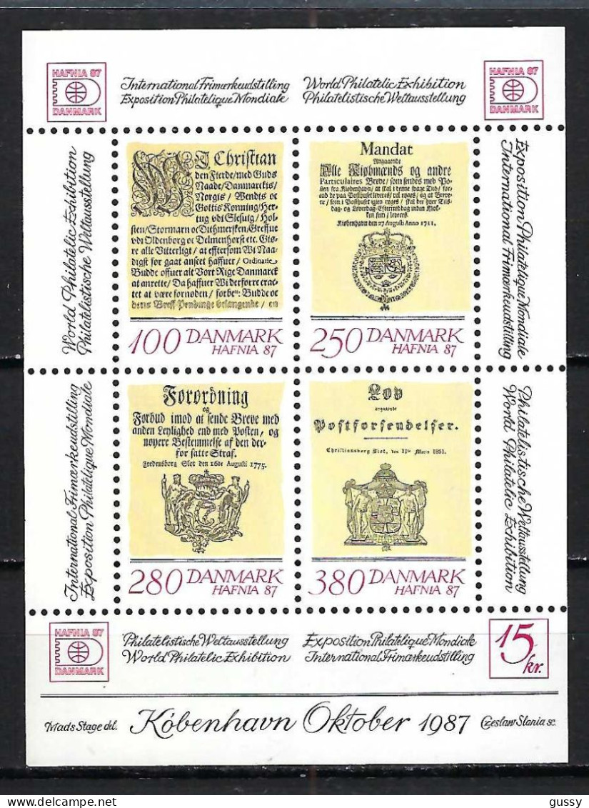 DANEMARK Ca.1987: Bloc NEUF** - Blocks & Sheetlets