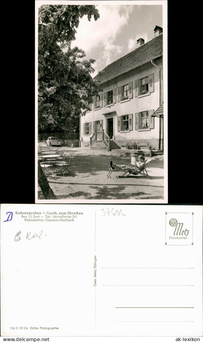 Raitbach-Schopfheim Gasthaus Zum Hirschen Kehrengraben Hausen 1940 - Schopfheim