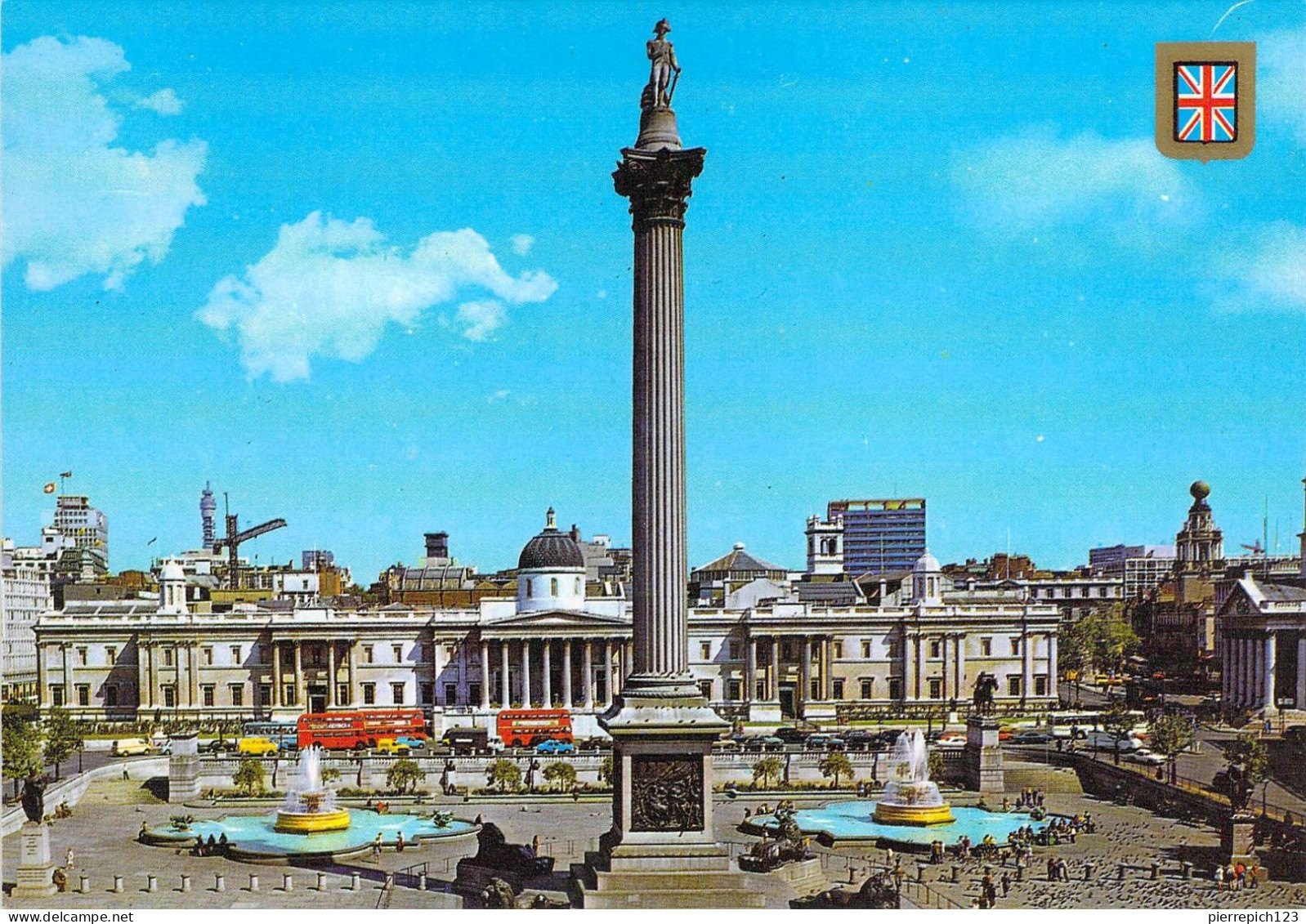 Londres - Monument à Nelson Et Place De Trafalgar - Trafalgar Square