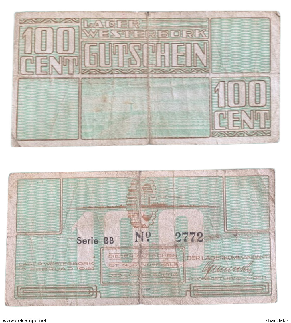 Kampgeld Westerbork 100 Cent - [7] Verzamelingen