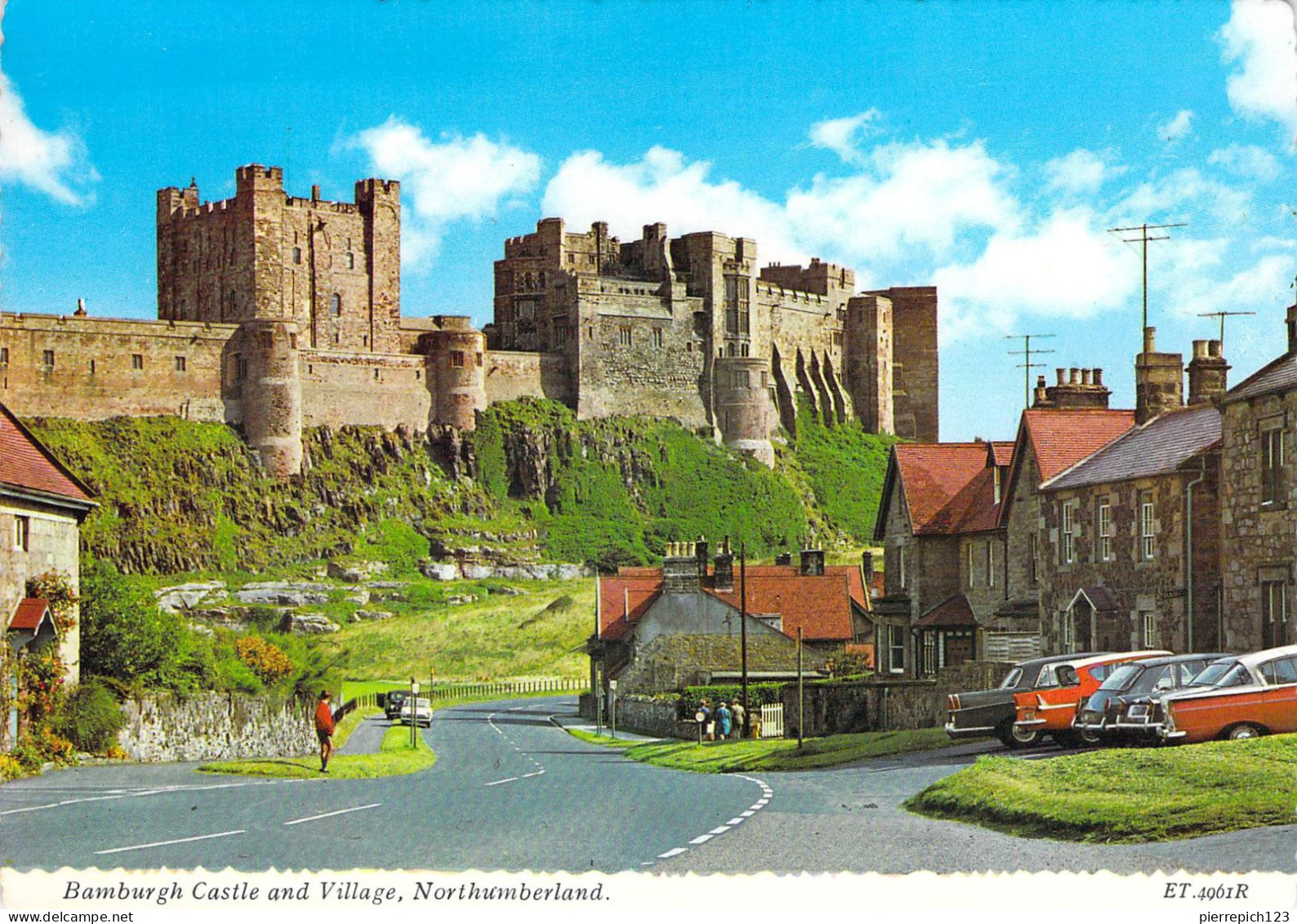 Bamburgh - Château Et Village - Andere & Zonder Classificatie