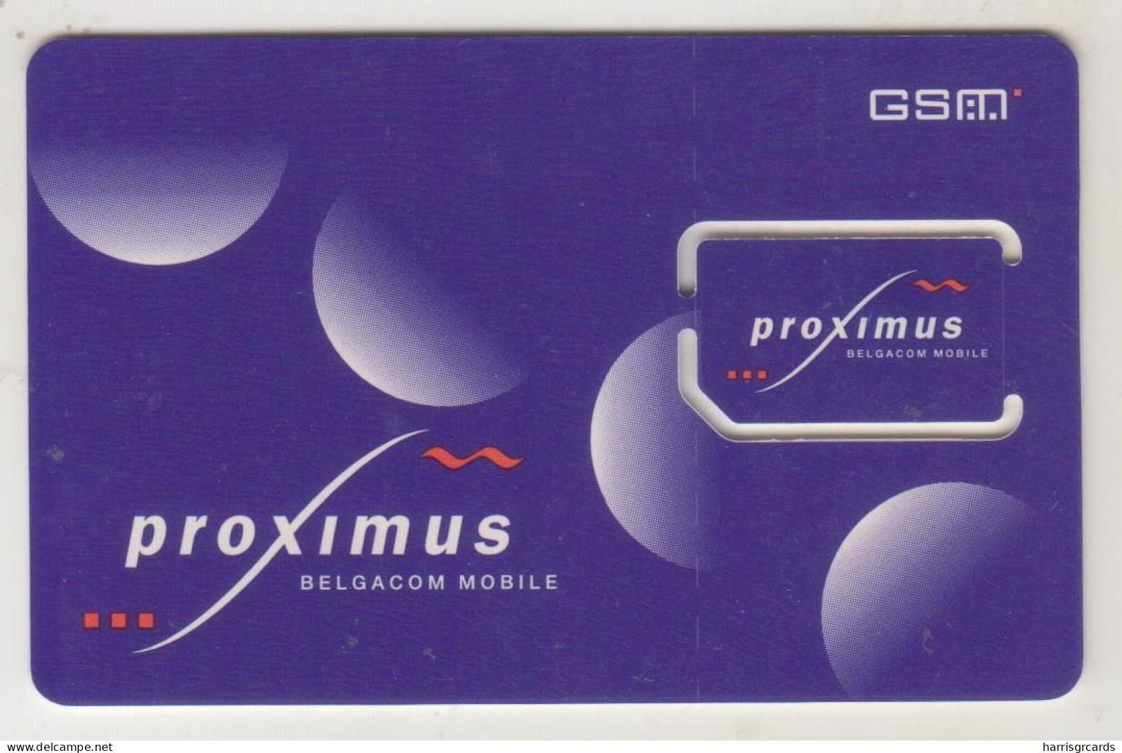 BELGIUM - Proximus Belgacom Mobile GSM Card, Mint - [2] Prepaid & Refill Cards