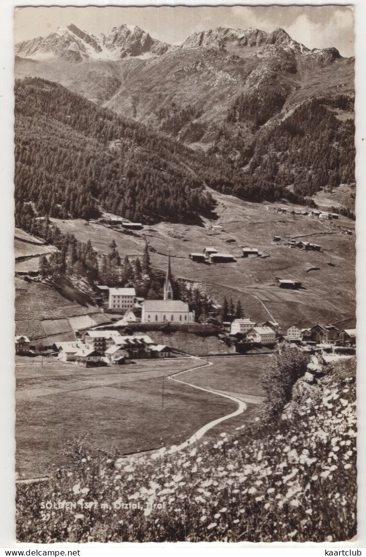 Sölden, 1377 M,  Ötztal,  Tirol - (Österreich/Austria) - 1966 - Sölden