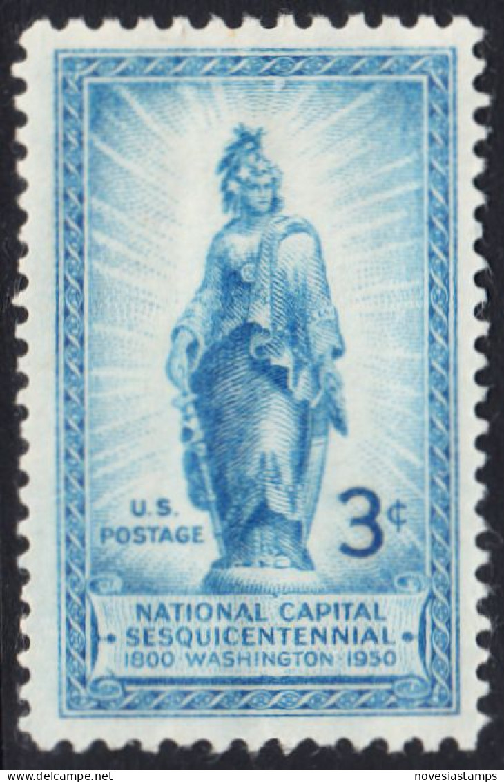 !a! USA Sc# 0989 MNH SINGLE (a2) - Statue Of Freedom - Ongebruikt