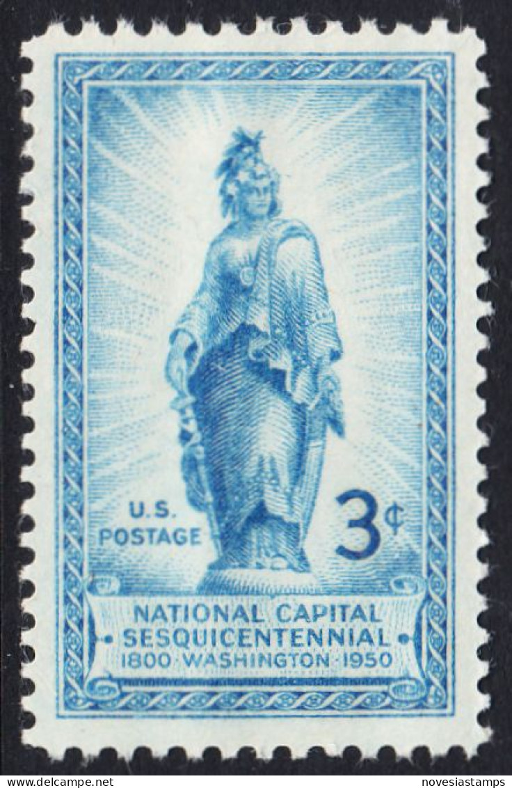 !a! USA Sc# 0989 MNH SINGLE (a3) - Statue Of Freedom - Neufs