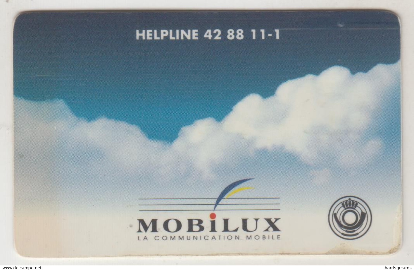 LUXEMBOURG - LUX GSM - Reverse "Mobilux Helpline 42 88 1-1" GSM Card, Used - Luxemburg