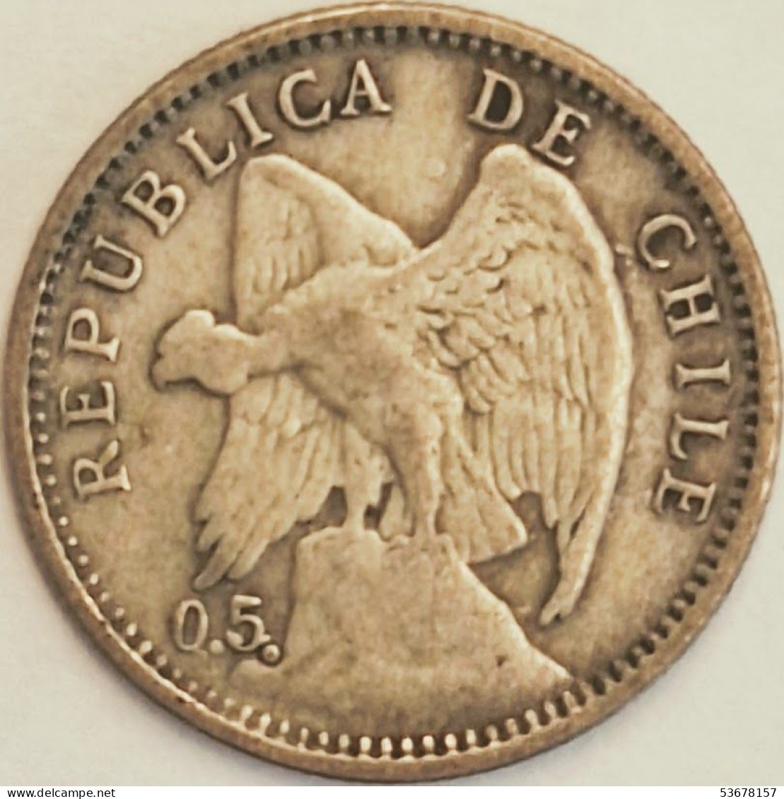 Chile - 10 Centavos 1899, KM# 156.2, Silver (#3421) - Chili