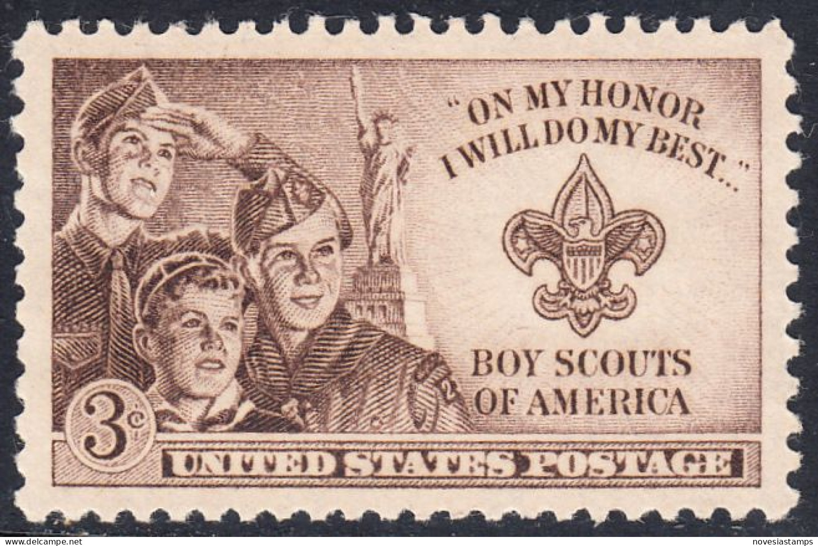 !a! USA Sc# 0995 MNH SINGLE (a2) - Boy Scouts - Unused Stamps