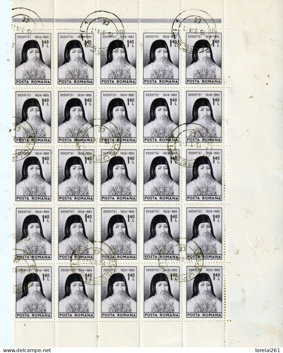 1974 - Aniversari FULL X 25 (RARE) - Hojas Completas