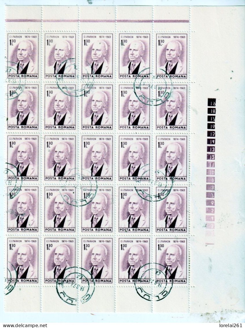 1974 - Aniversari FULL X 25 (RARE) - Ganze Bögen