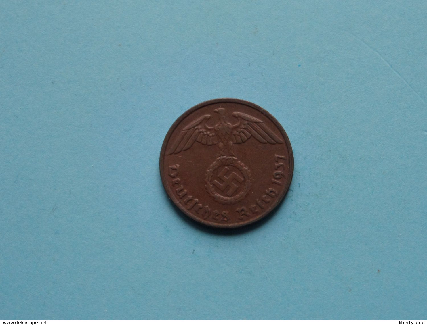 1937 D > 2 Reichspfennig ( Zie/voir SCANS Voor Detail ) >> ( Uncleaned ) ! - 2 Reichspfennig