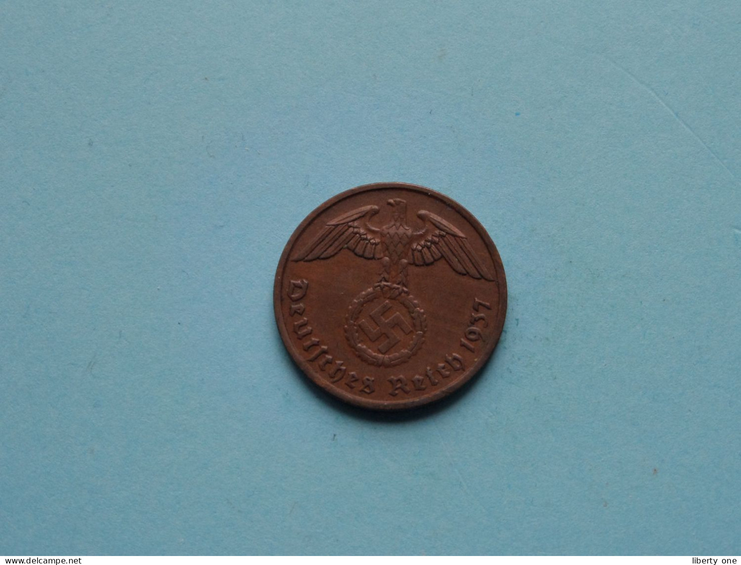 1937 F > 2 Reichspfennig ( Zie/voir SCANS Voor Detail ) >> ( Uncleaned ) ! - 2 Reichspfennig
