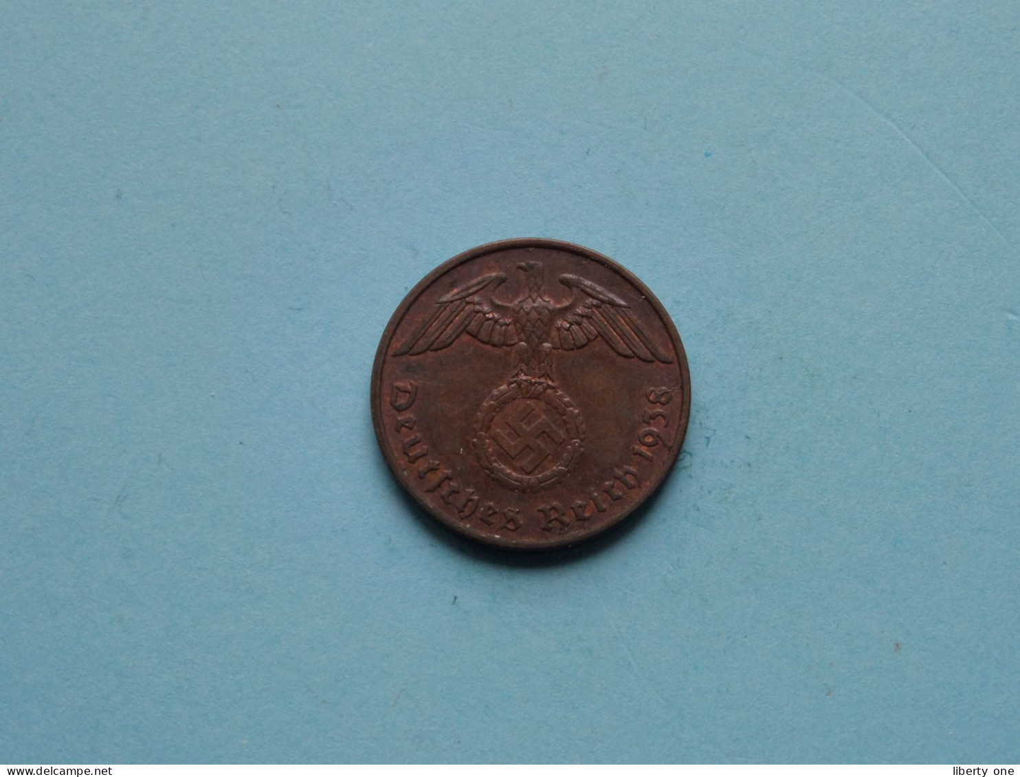 1938 F > 2 Reichspfennig ( Zie/voir SCANS Voor Detail ) >> ( Uncleaned ) ! - 2 Reichspfennig