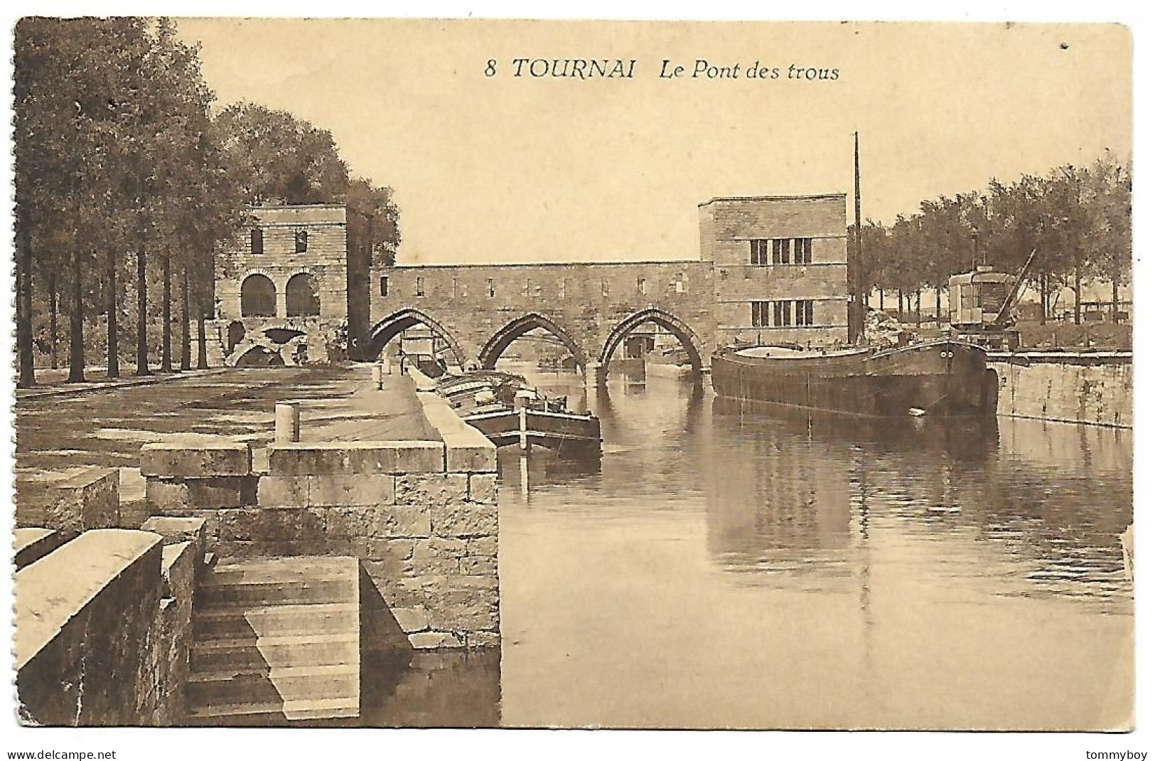 CPA Tournai, Le Pont Des Trous - Tournai