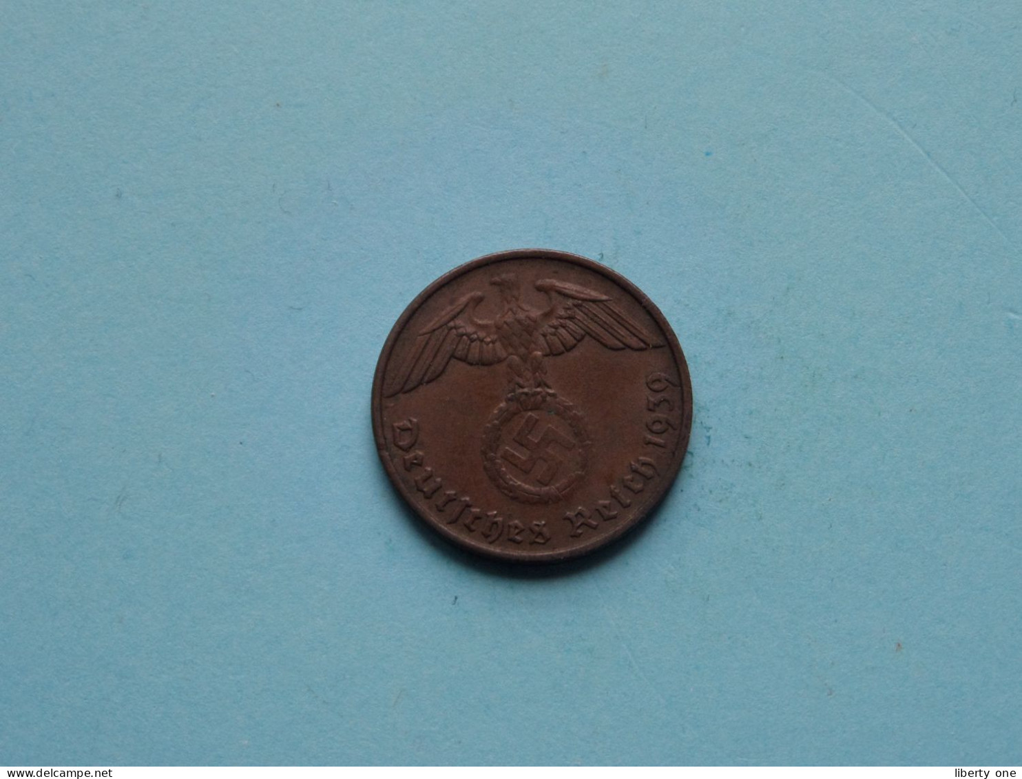 1939 D > 2 Reichspfennig ( Zie/voir SCANS Voor Detail ) >> ( Uncleaned ) ! - 2 Reichspfennig