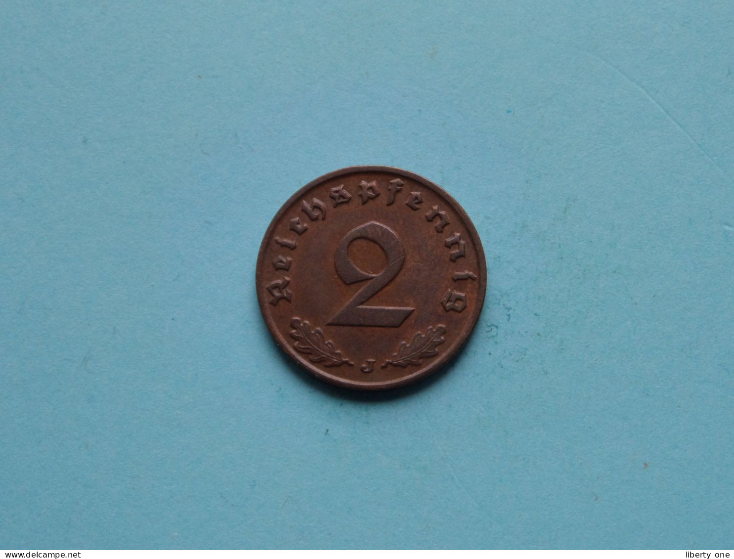 1939 J > 2 Reichspfennig ( Zie/voir SCANS Voor Detail ) >> ( Uncleaned ) ! - 2 Reichspfennig