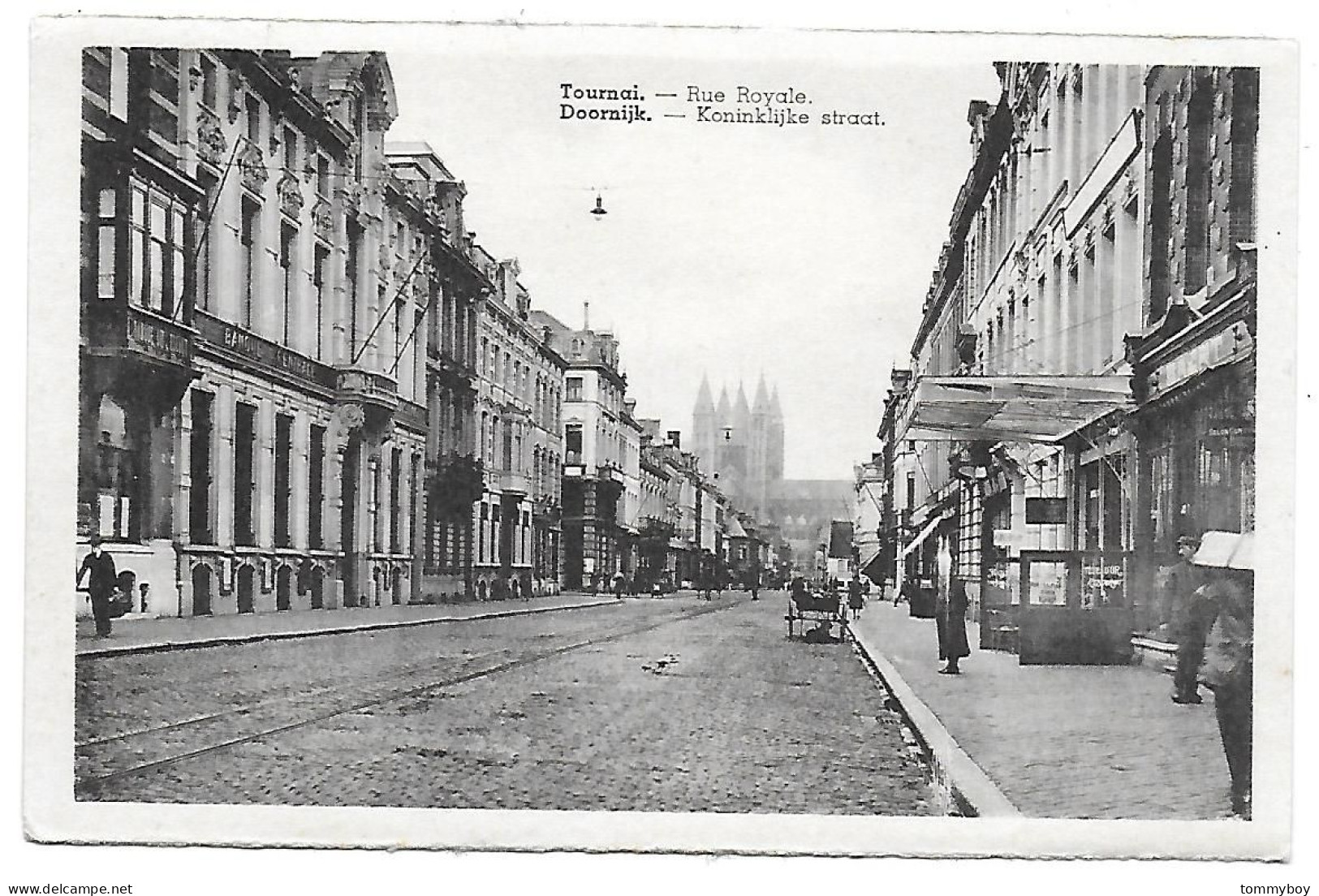 CPA Tournai, Rue Royale - Tournai