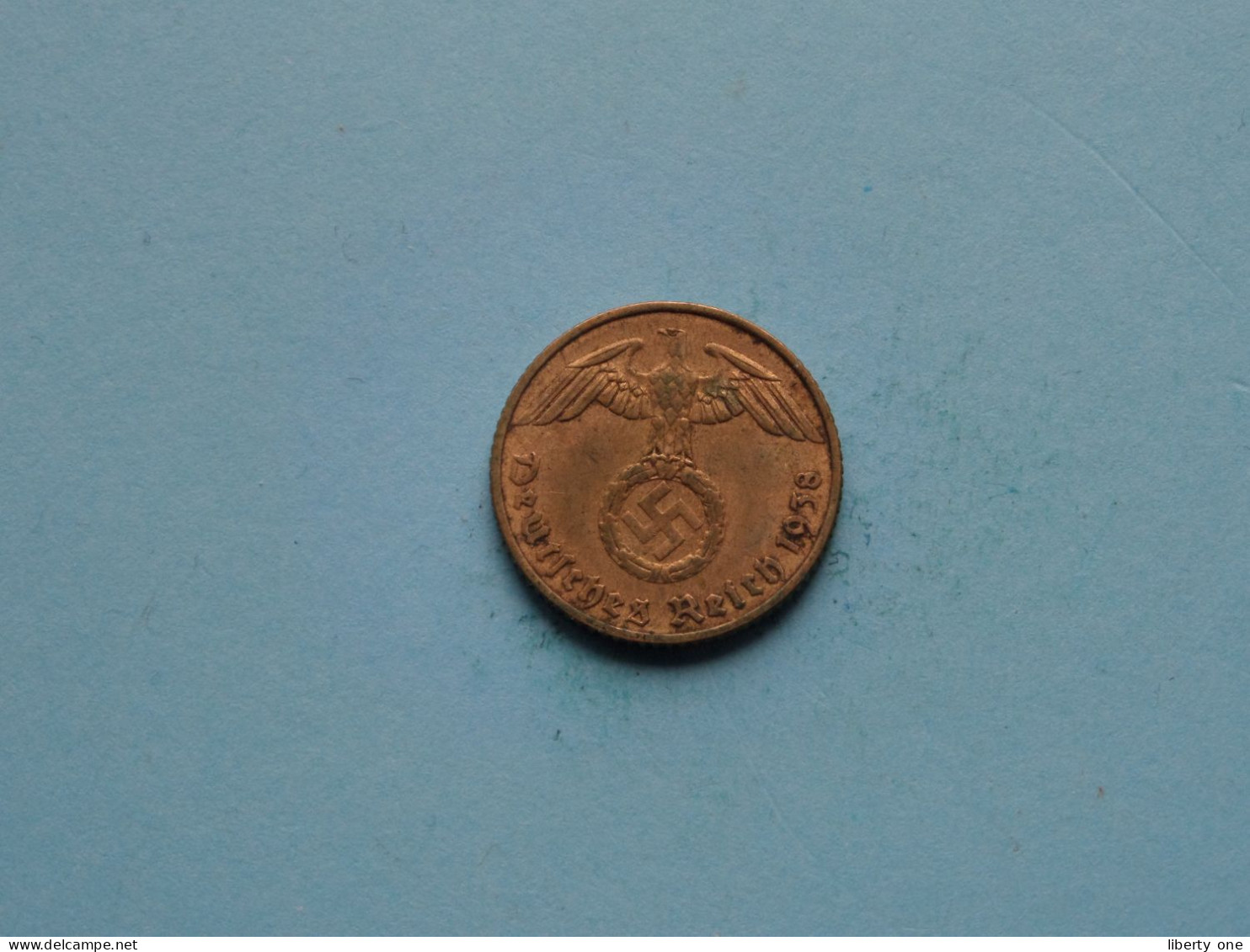 1938 F > 5 Reichspfennig ( Zie/voir SCANS Voor Detail ) >> ( Uncleaned ) ! - 5 Reichspfennig