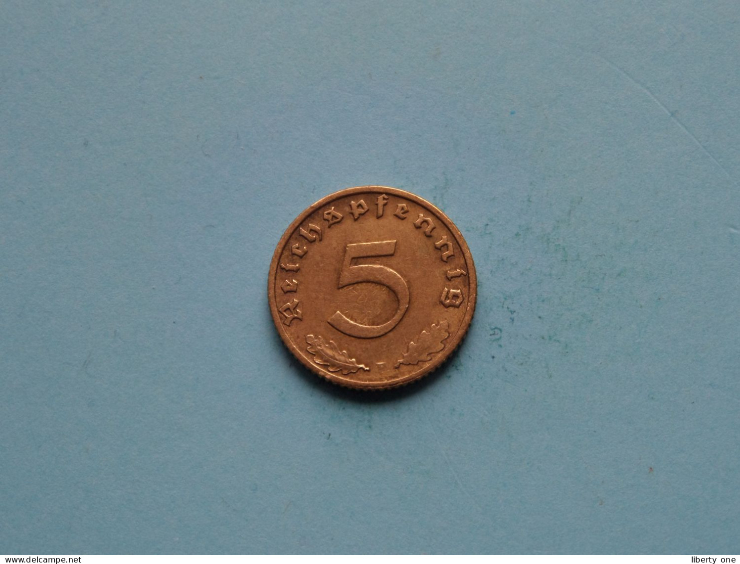 1939 F > 5 Reichspfennig ( Zie/voir SCANS Voor Detail ) >> ( Uncleaned ) ! - 5 Reichspfennig