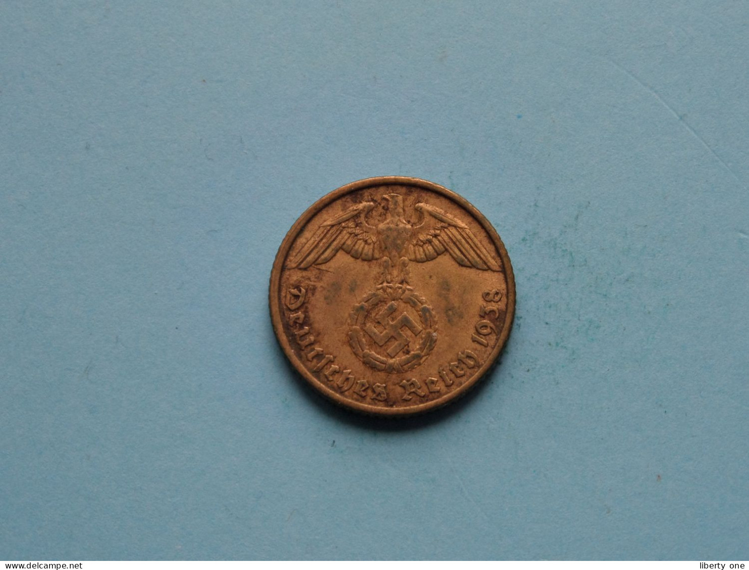1938 B > 10 Reichspfennig ( Zie/voir SCANS Voor Detail ) >> ( Uncleaned ) ! - 10 Reichspfennig